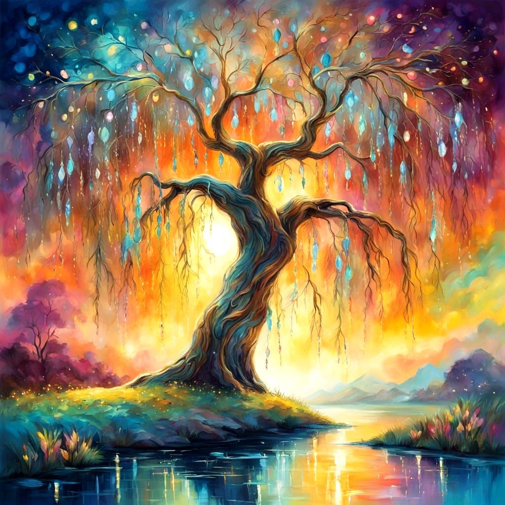 A Wondrous Willow   by @Angorartist