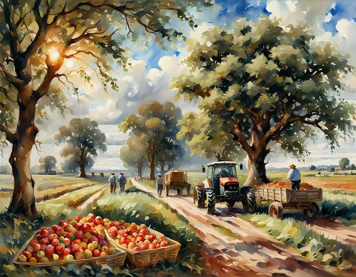 Harvest time  by @Fifi