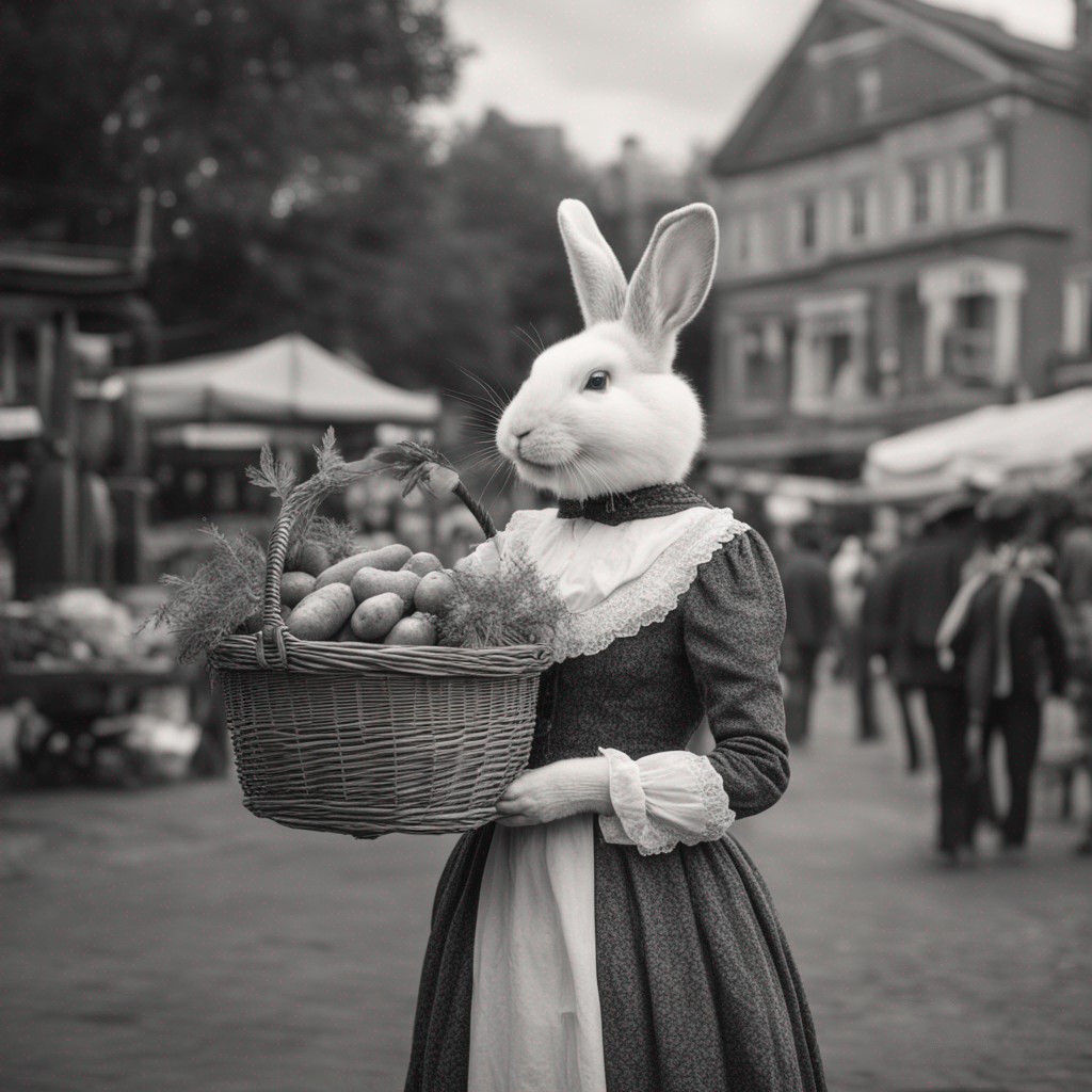 Bunny shoping