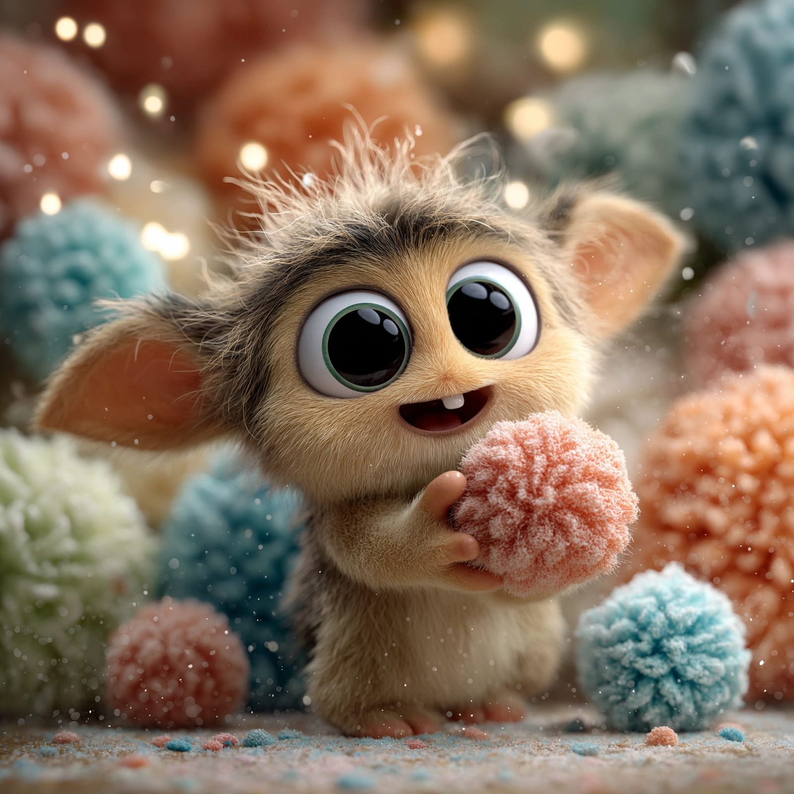 Pom Pom Creature Play