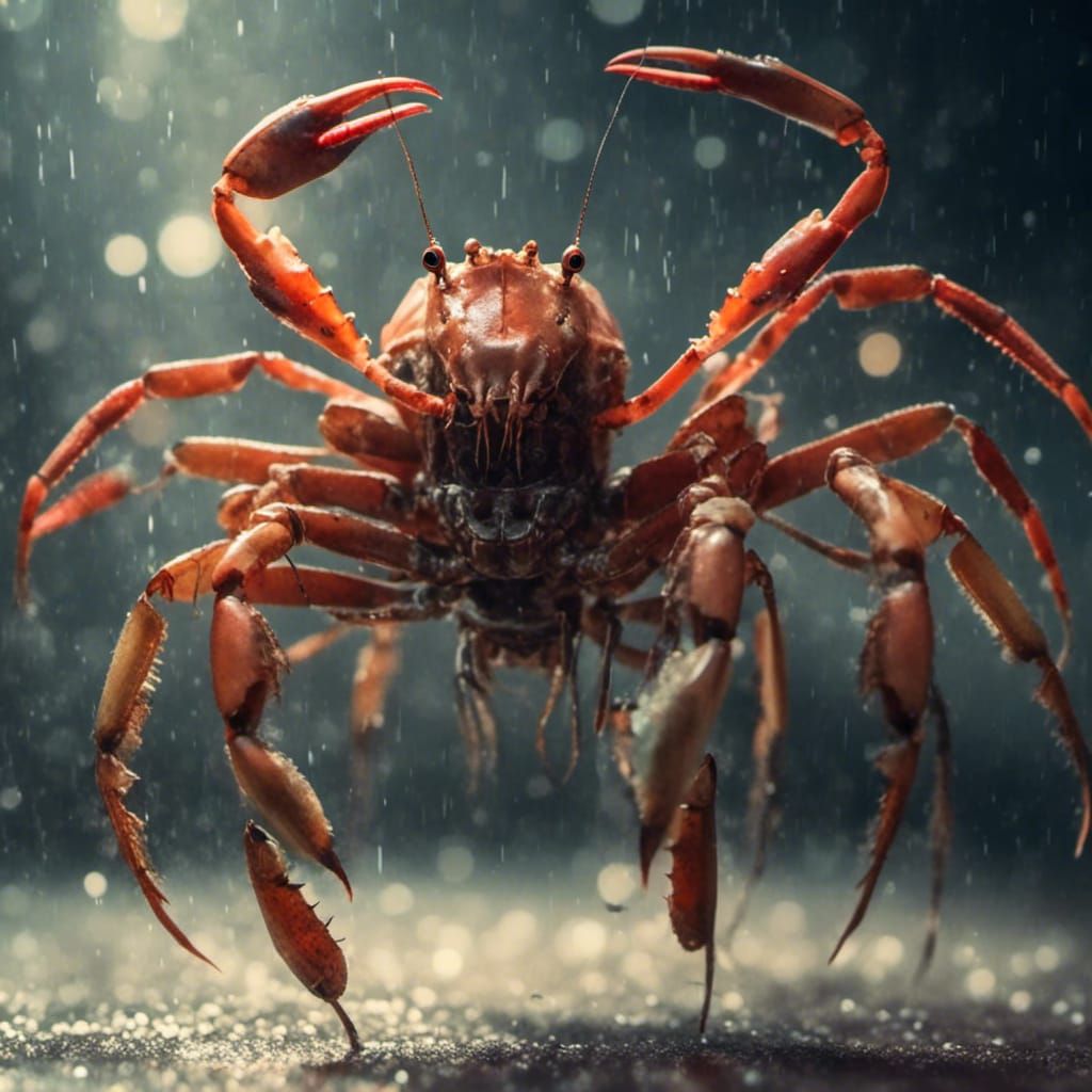 Shrimp-Headed Ballerina in Macabre Style