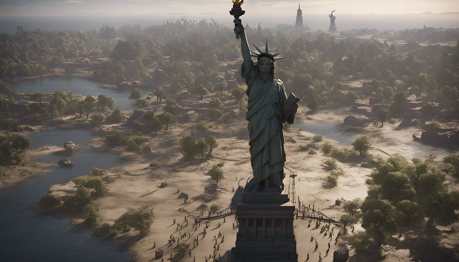 Post-Apocalypse Statue of Liberty