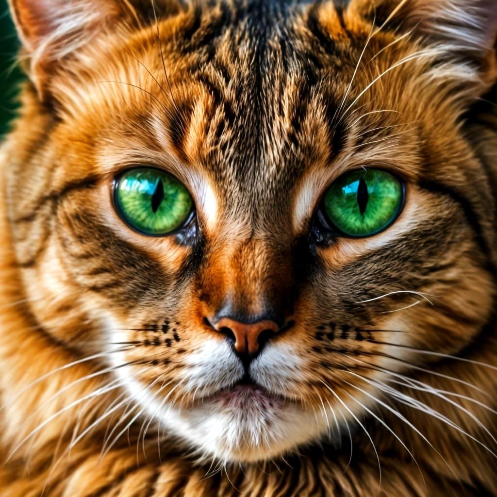 Green eyes  by @DiscoKittie