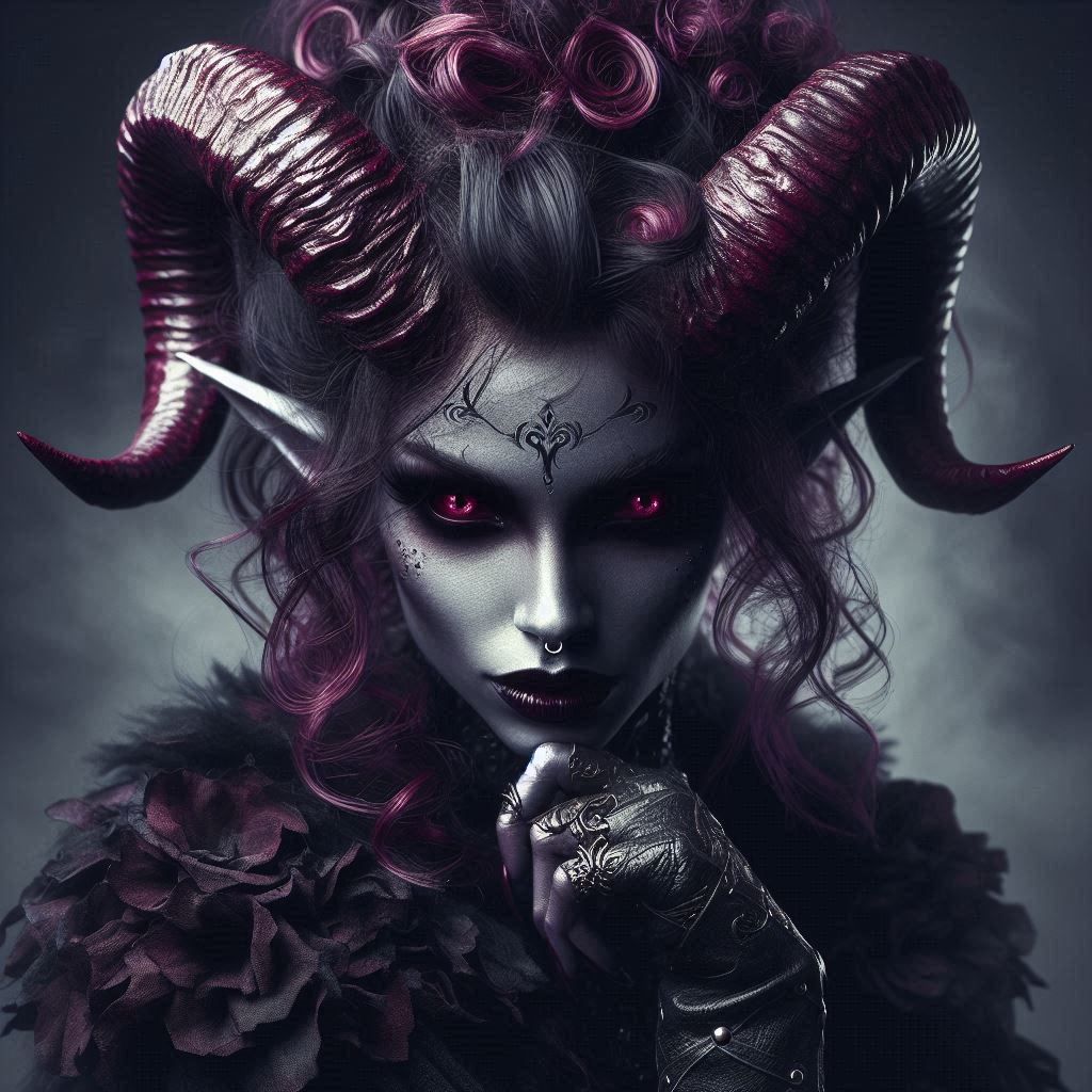 Burgundy Tiefling