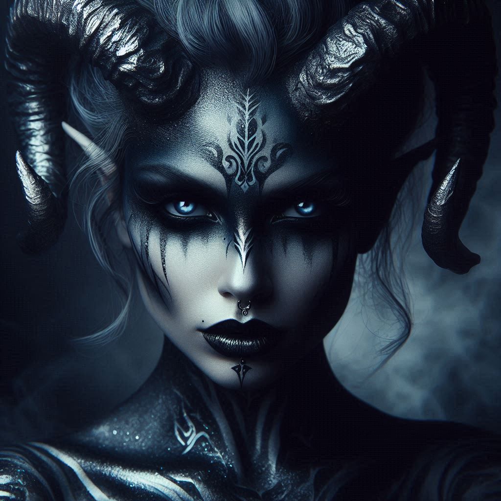 Striking Eyes of the Tiefling