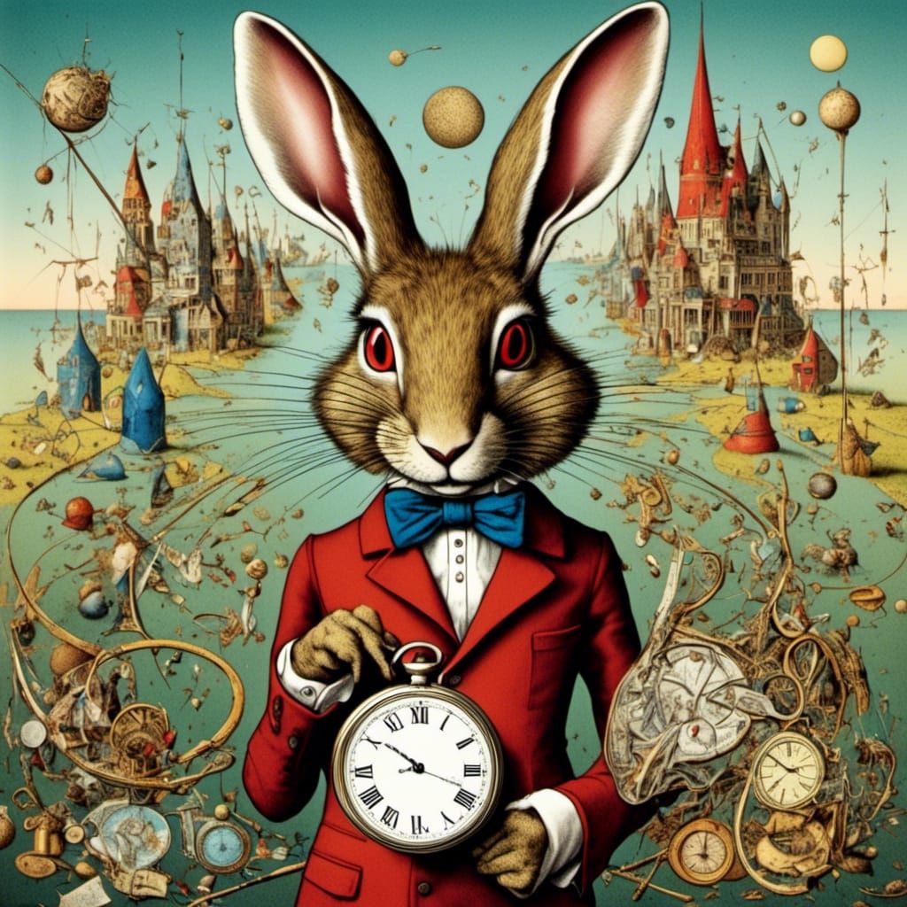 March Hare and Pocket Watch