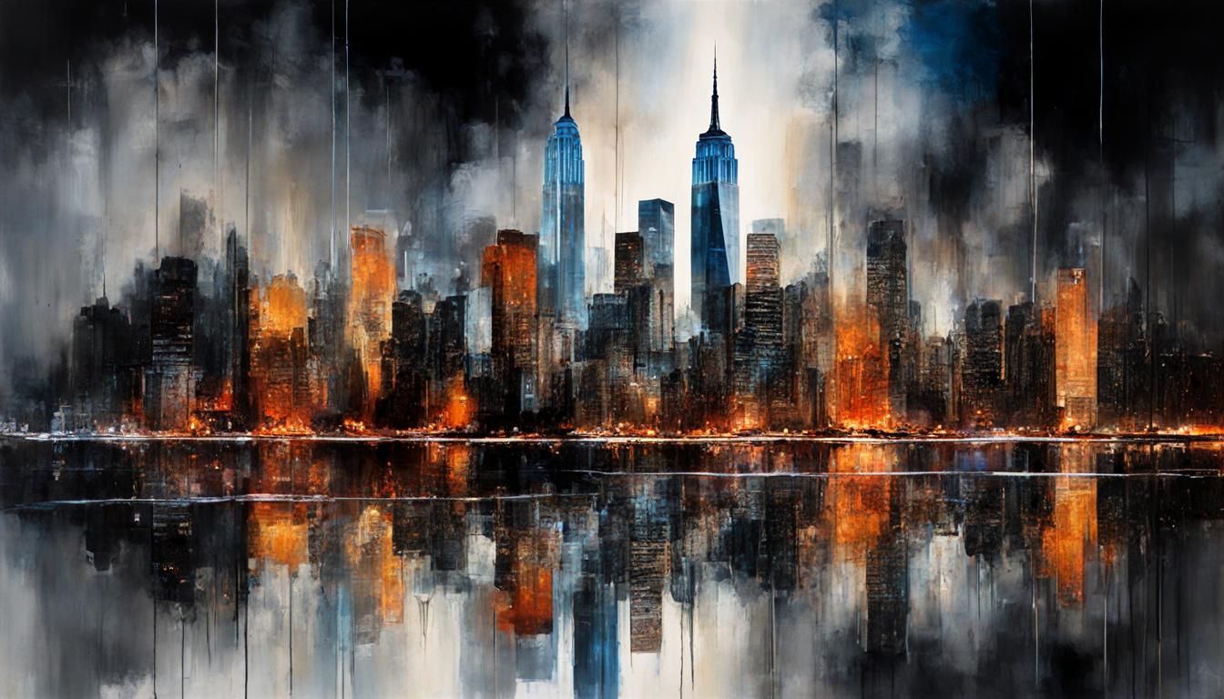 New York Skyline  by @Zand