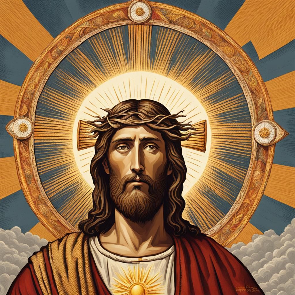 Jesus the Sun God - AI Generated Artwork - NightCafe Creator