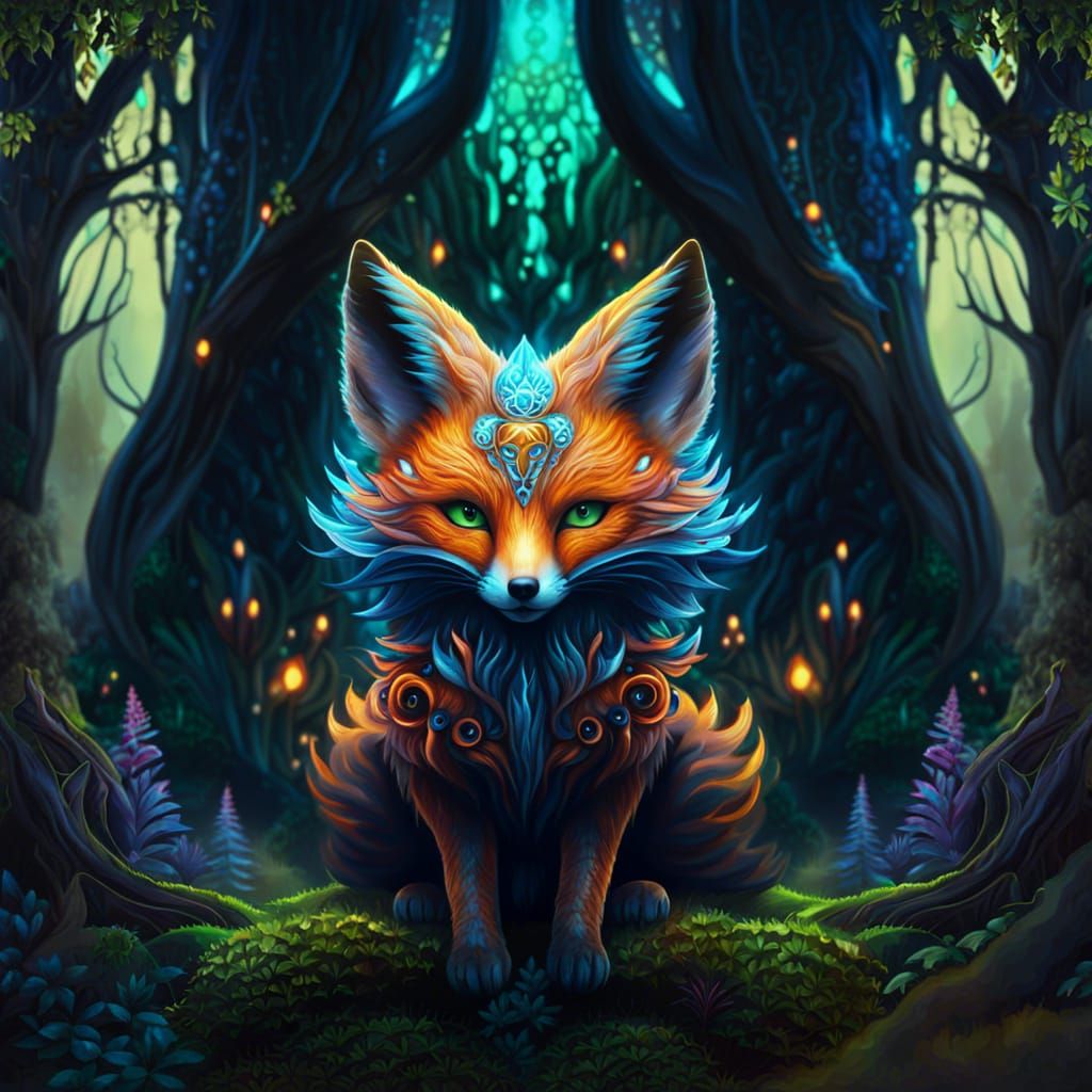 Graceful fox - AI Generated Artwork - NightCafe Creator