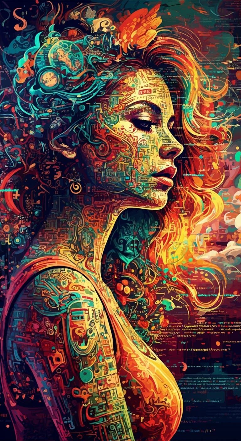 Dream Code Allure  by @StudioLalaArt