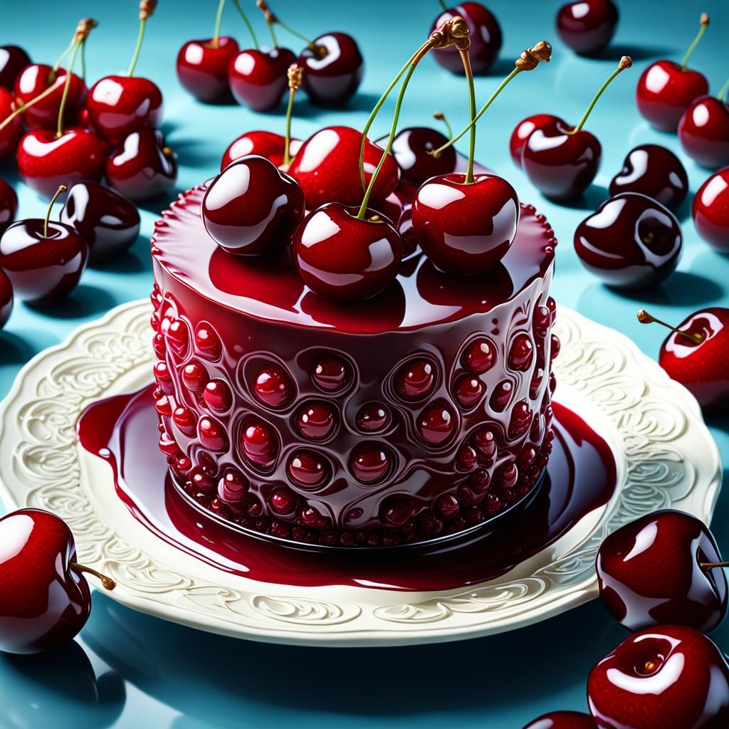 Elegant Cherry Dessert
