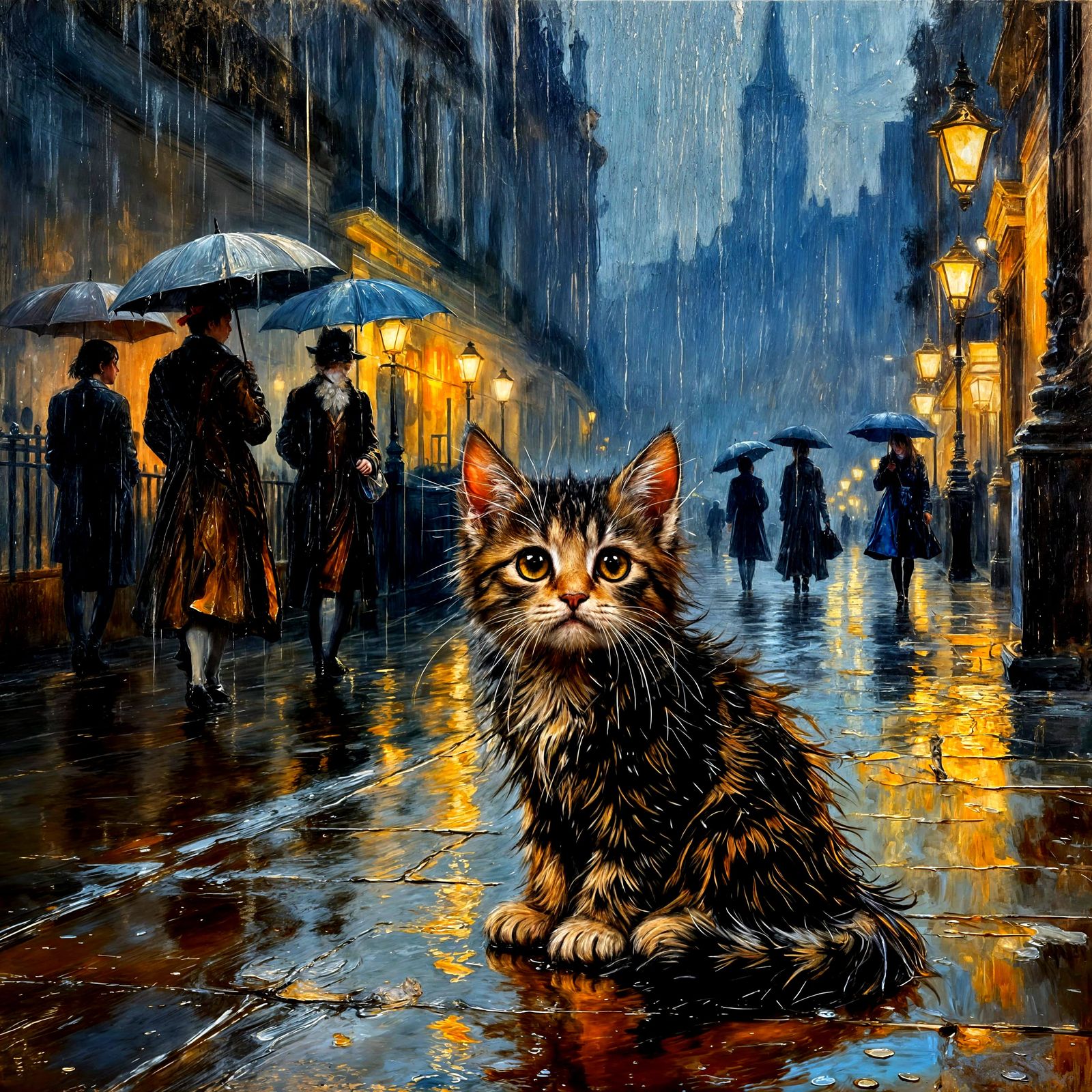 In the Rain, at Night — Unwanted...