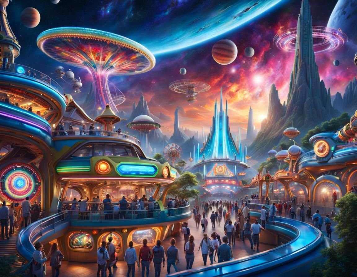 Out of This World Theme Park  by @J_D_Dix