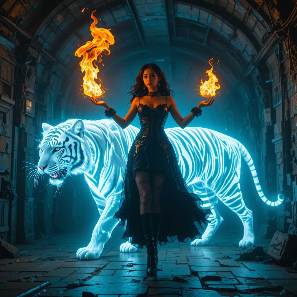 White Tiger Illuminate!