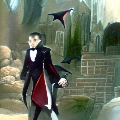 Vampire wearing a tailcoat