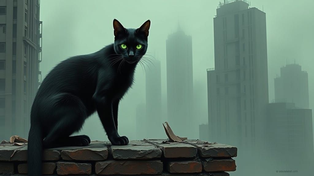  <lora:Dystopian:1.0>:Dystopian cat