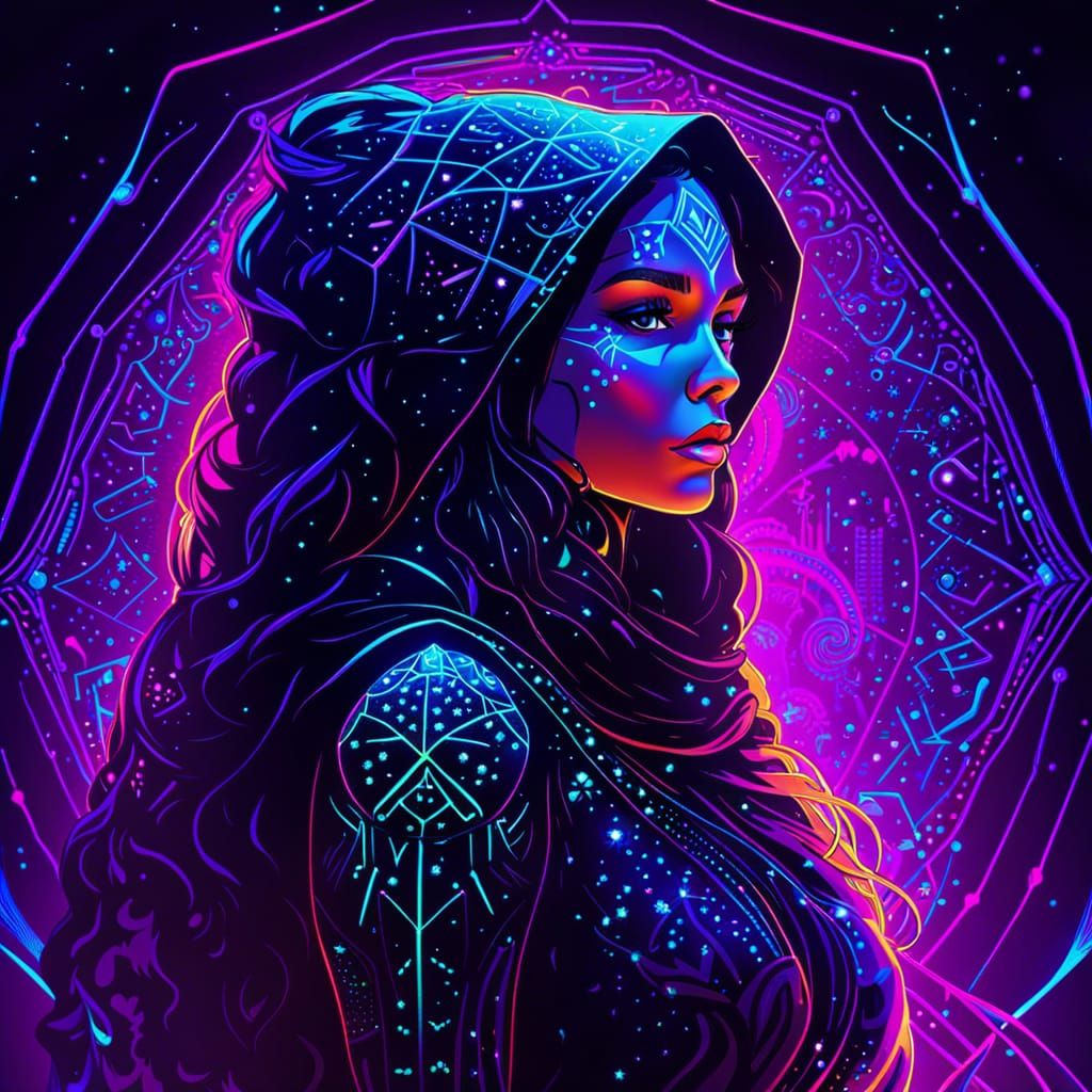 Constellation Spider Priestess  by @Keeg