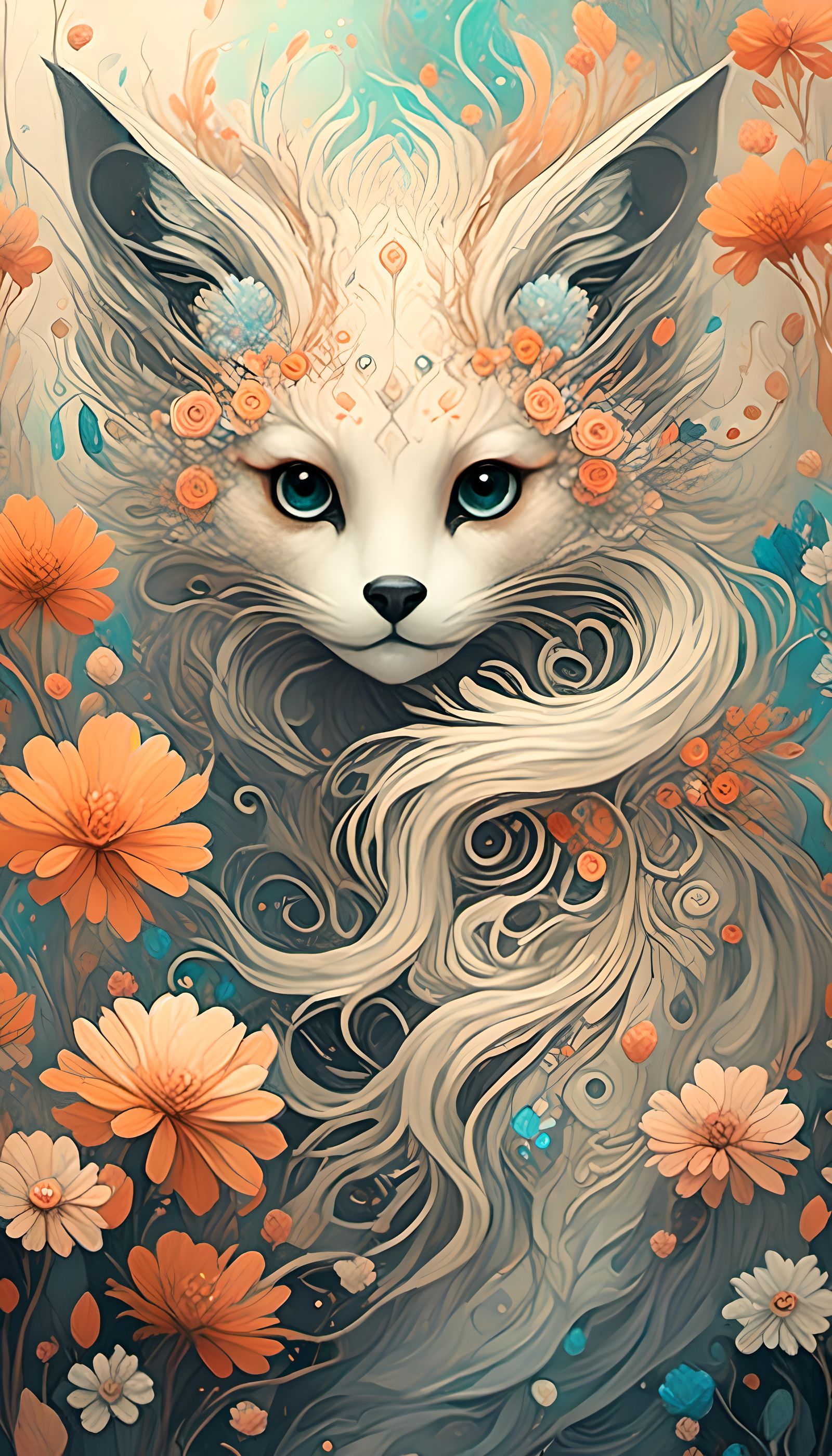 Swirly Fox