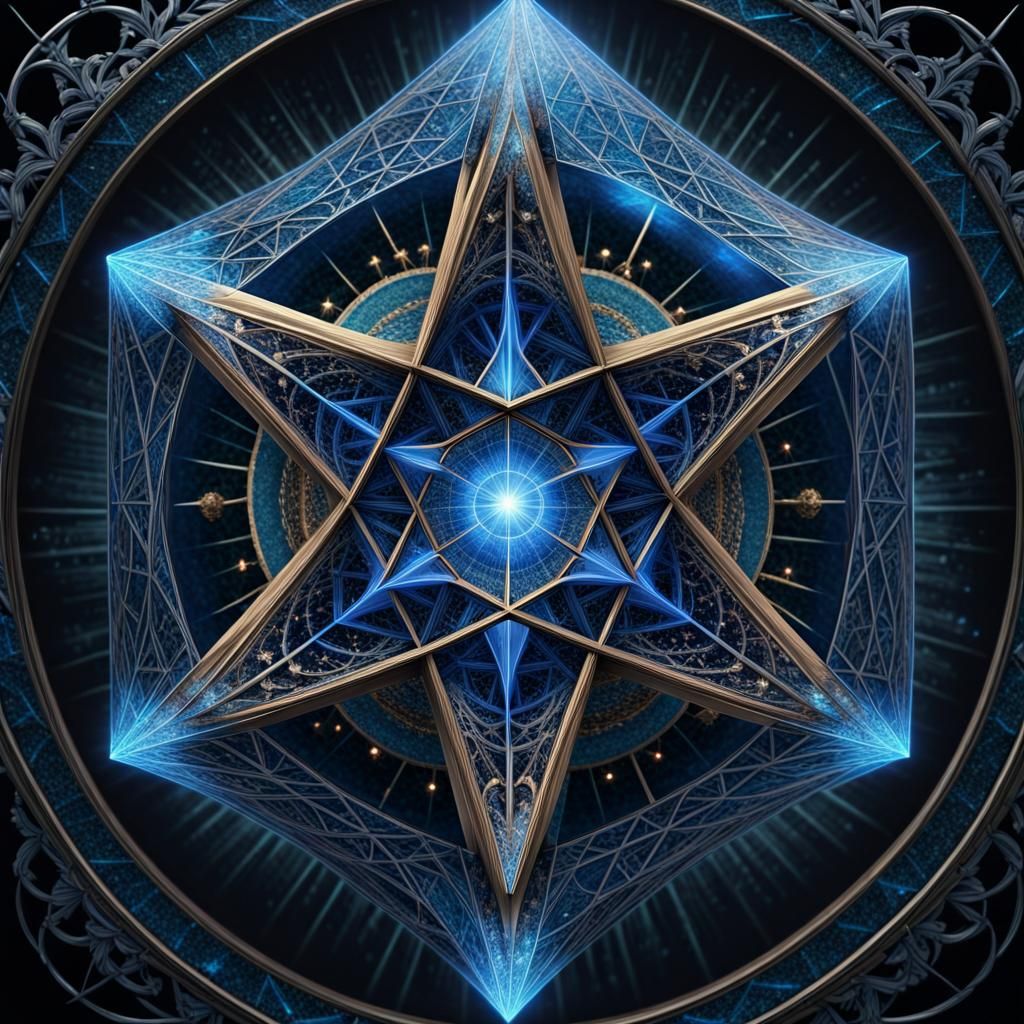 Sacred Geometry - AI Generated Artwork - NightCafe Creator