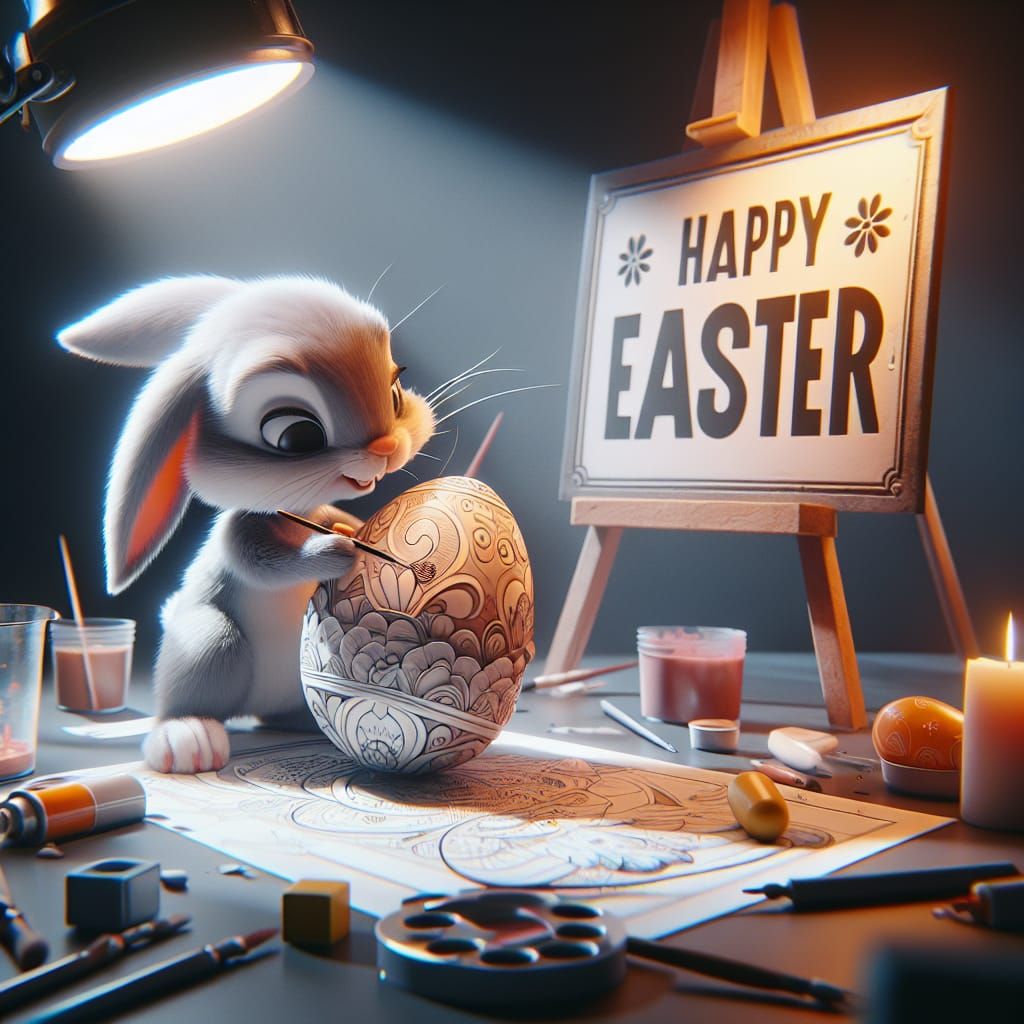 Easter Bunny O4  by @Chris