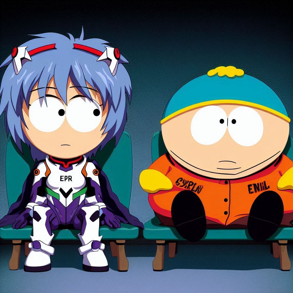 Neon Southpark Evangelion