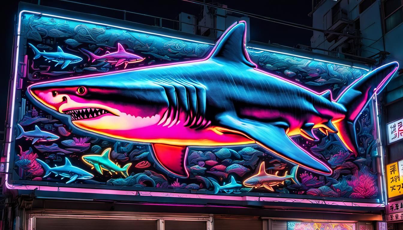 NEON SEA  by @Gordon Freeman