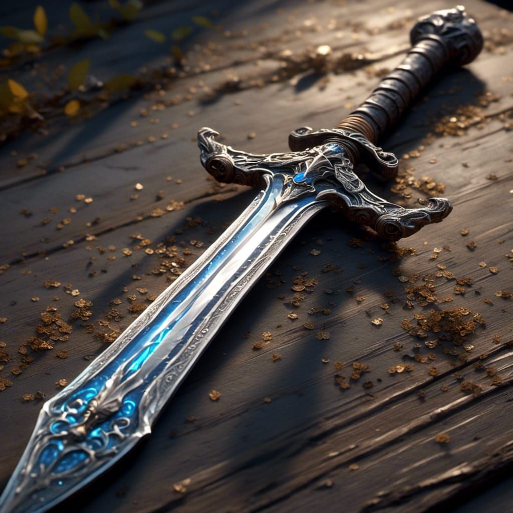 <lora:DnD:1.0> hyperrealism high definition sword