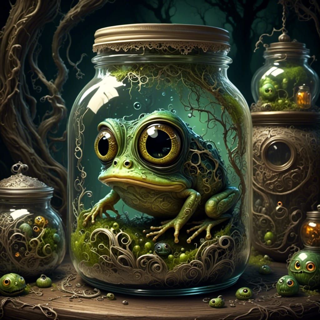 Creepy Jars - LoRA - NightCafe Creator