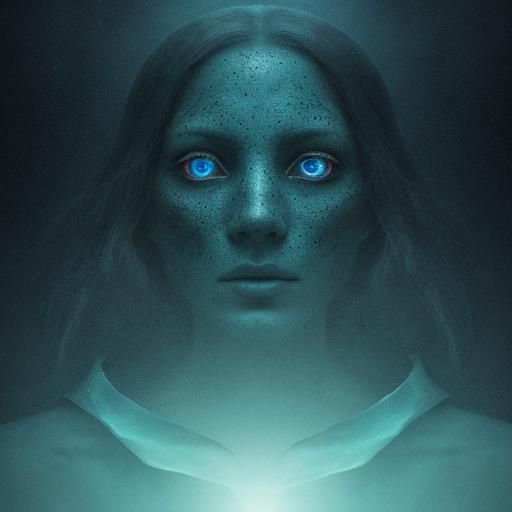 Surreal Ghosts Floating in Misty Atmosphere