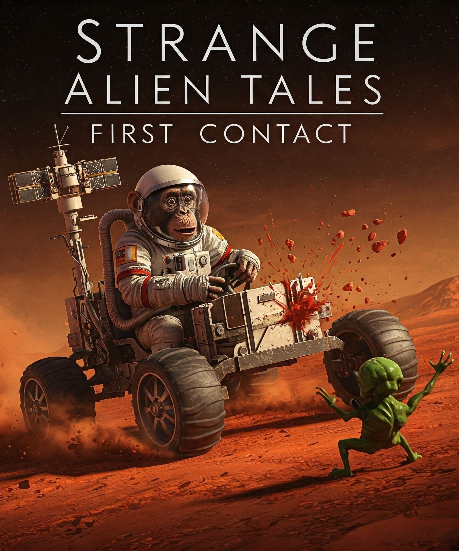 Strange Alien Tales book cover.