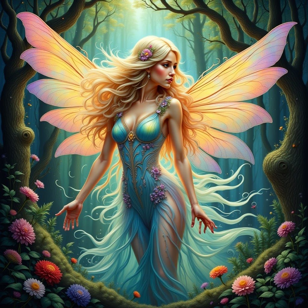 USING RETRAINED FINES DREAMY FAIRY MODEL W FLUX 5