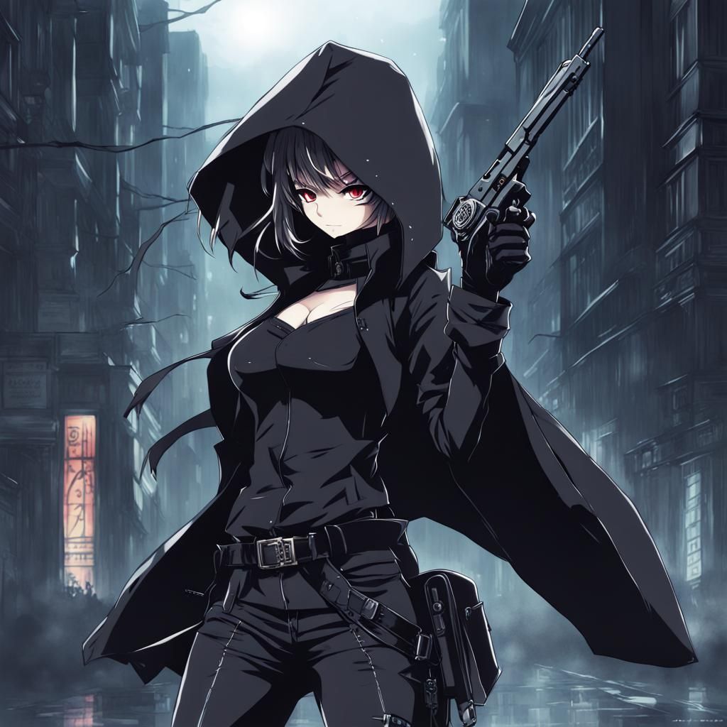 Anime Assassin - AI Generated Artwork - NightCafe Creator