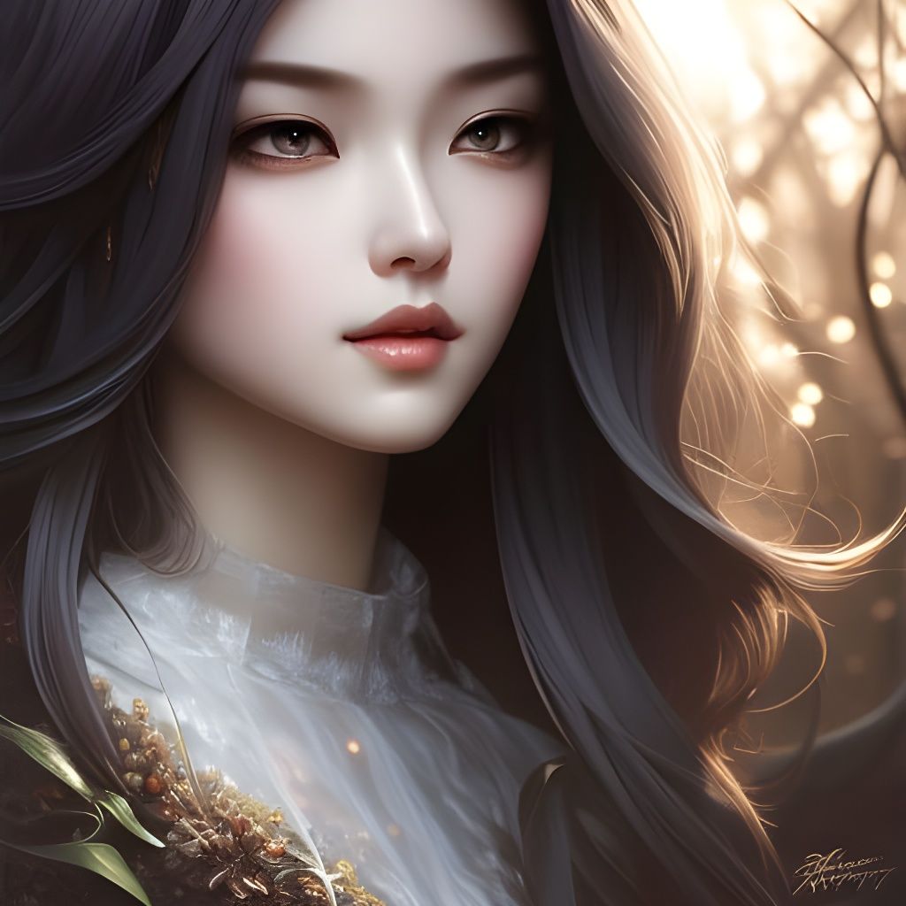 A Korean Face #014 - AI Generated Artwork - NightCafe Creator