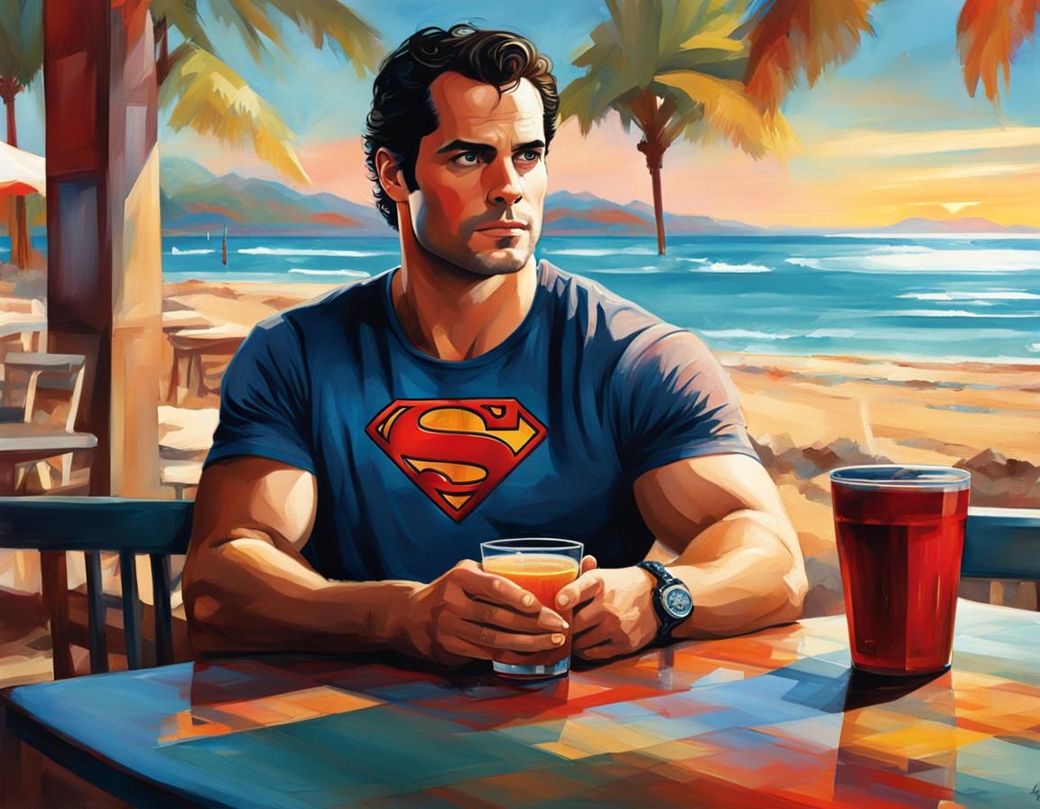 The Superman on vacation  by @undefined