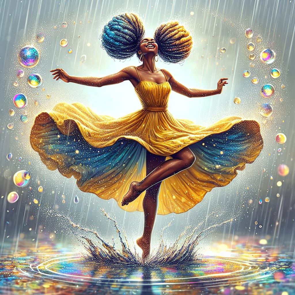 Water Dance in Yellow