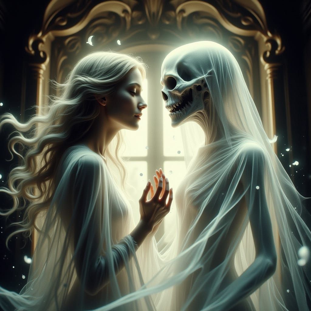 Ethereal Moment of Love Beyond Death