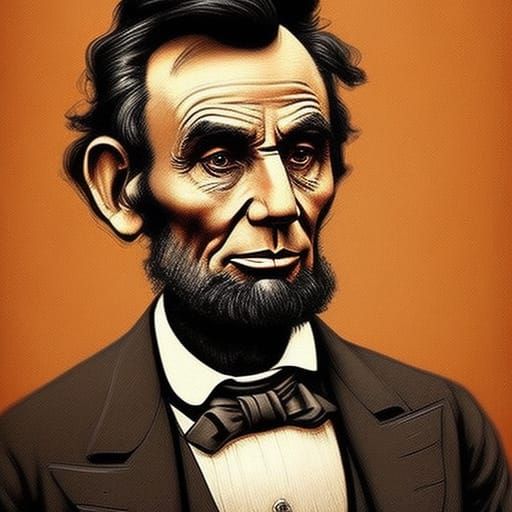 Abraham Lincoln - AI Generated Artwork - NightCafe Creator