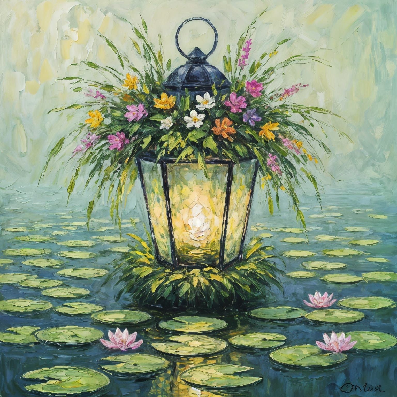 The Lantern of Lilly Pond  by @Xyloto