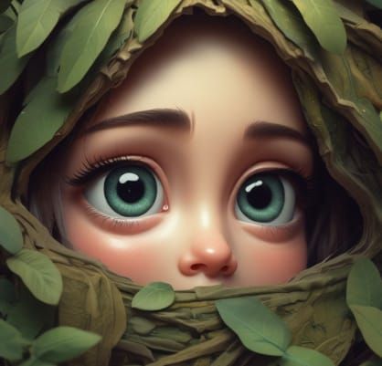 Hiding within the brush