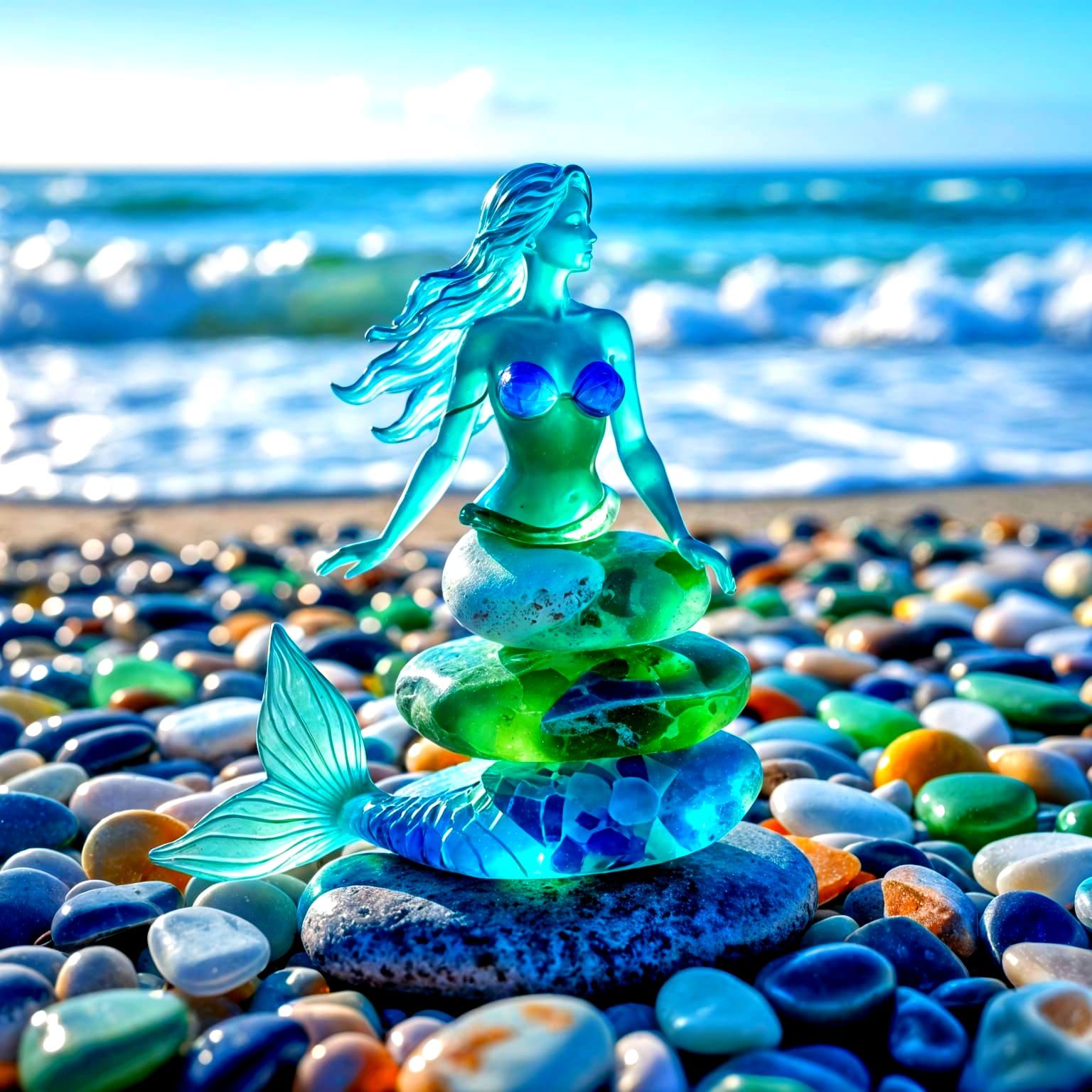 Song of the Sea Glass Siren  by @Shywolf