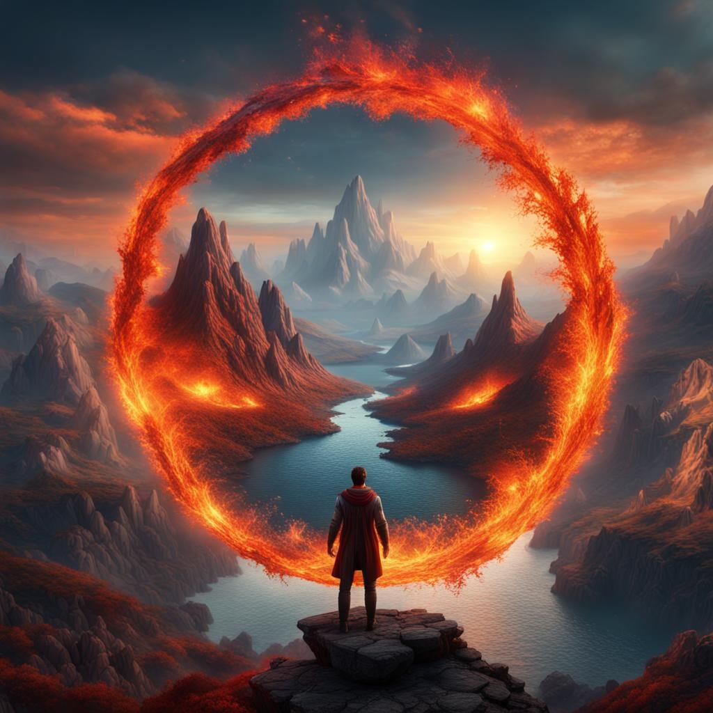 Ring of fire  by @SorceryStrokes