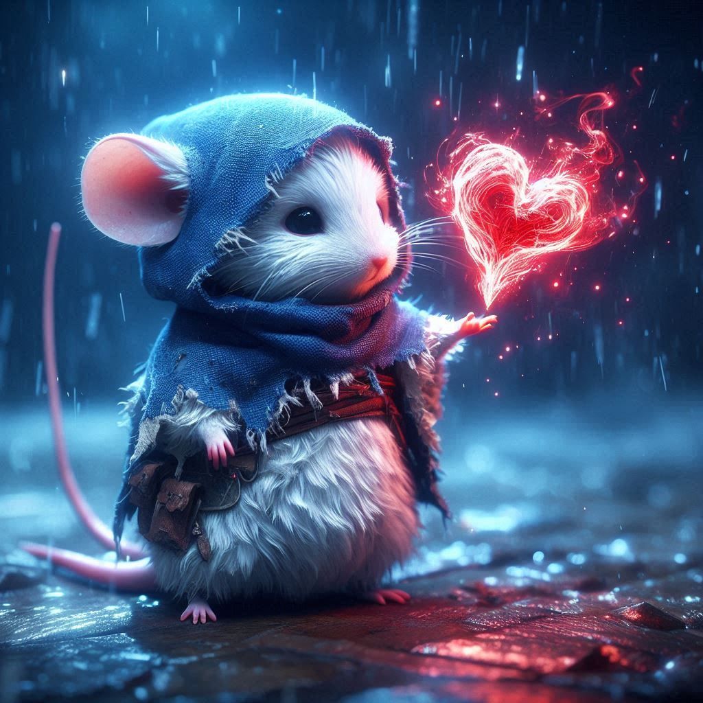 A tribute  to Adansito --

Nibbles encuentra la llama eterna (adansito's last creation)