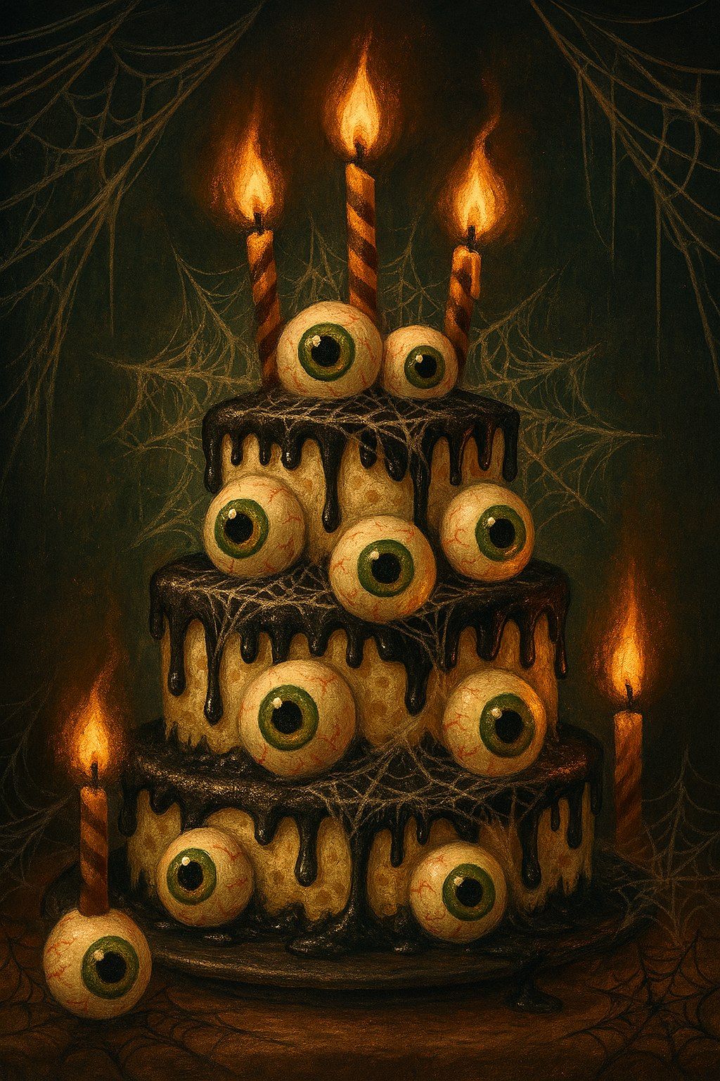 Eyeball Birthday Cake