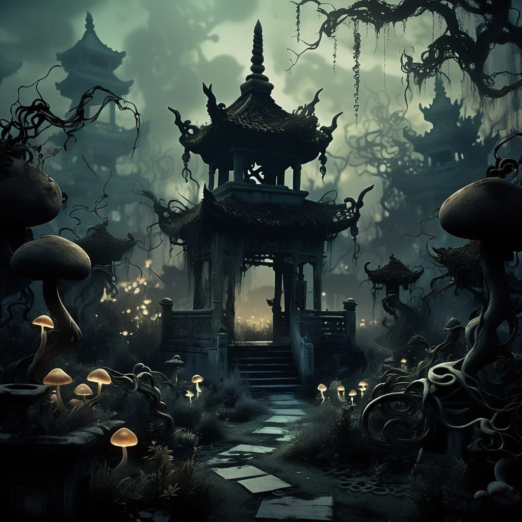 The Haunted Garden  by @The Enspiritor