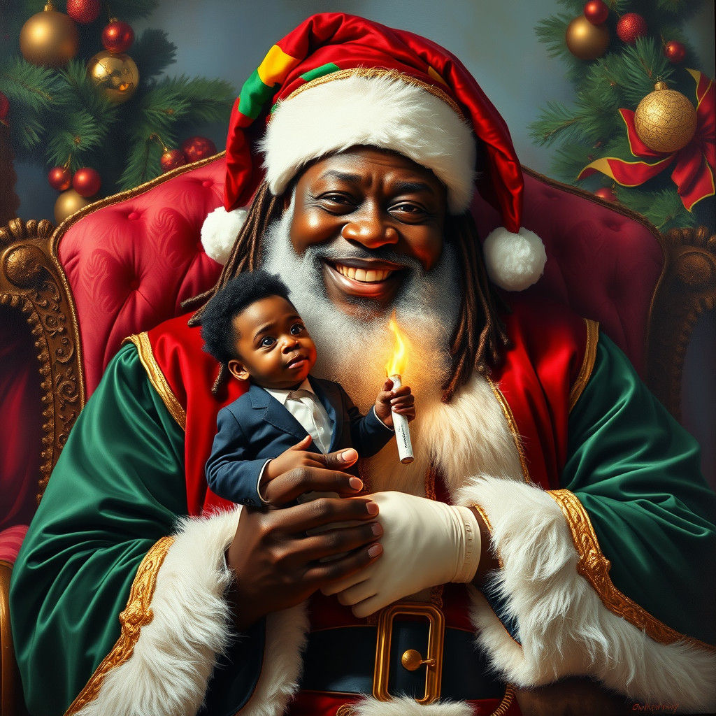 Kevin Hart's blunt conversation with Rasta Claus