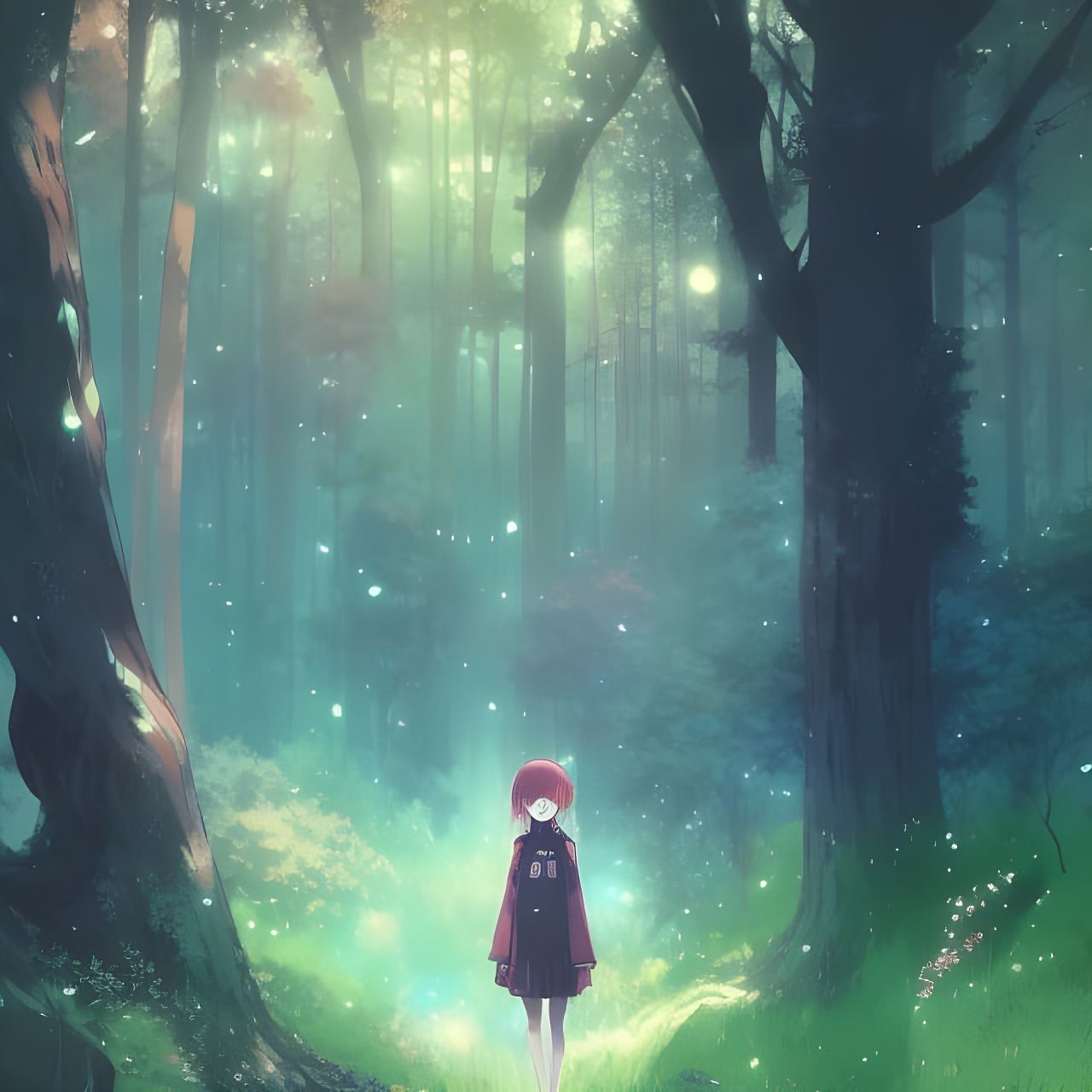 Forest Walk - AI Generated Artwork - NightCafe Creator