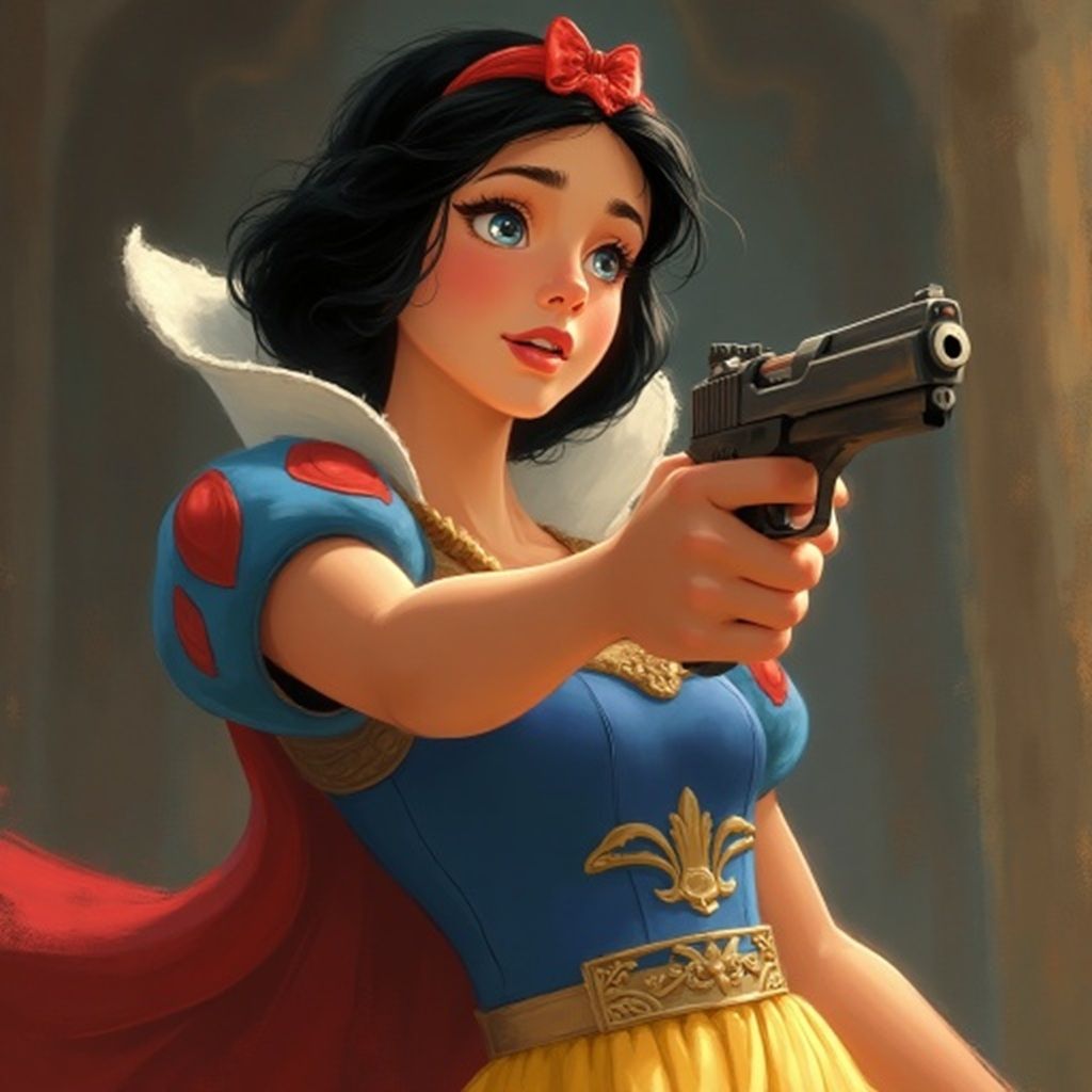 "Just like a wicked queen, bringing a poison apple to a gunfight."