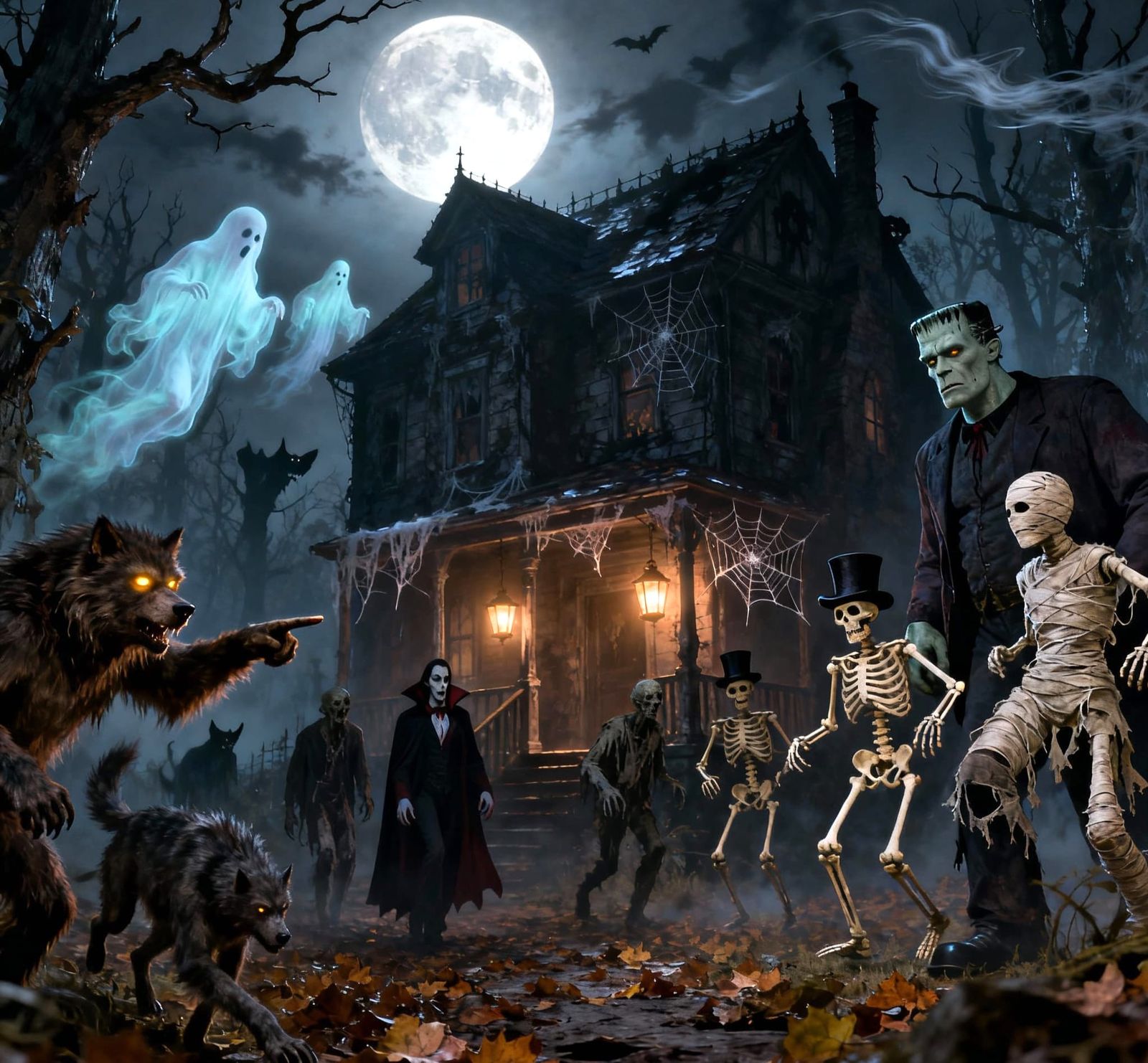 The Chilling Party Under the Moonlight  by @Richcruise Liu
