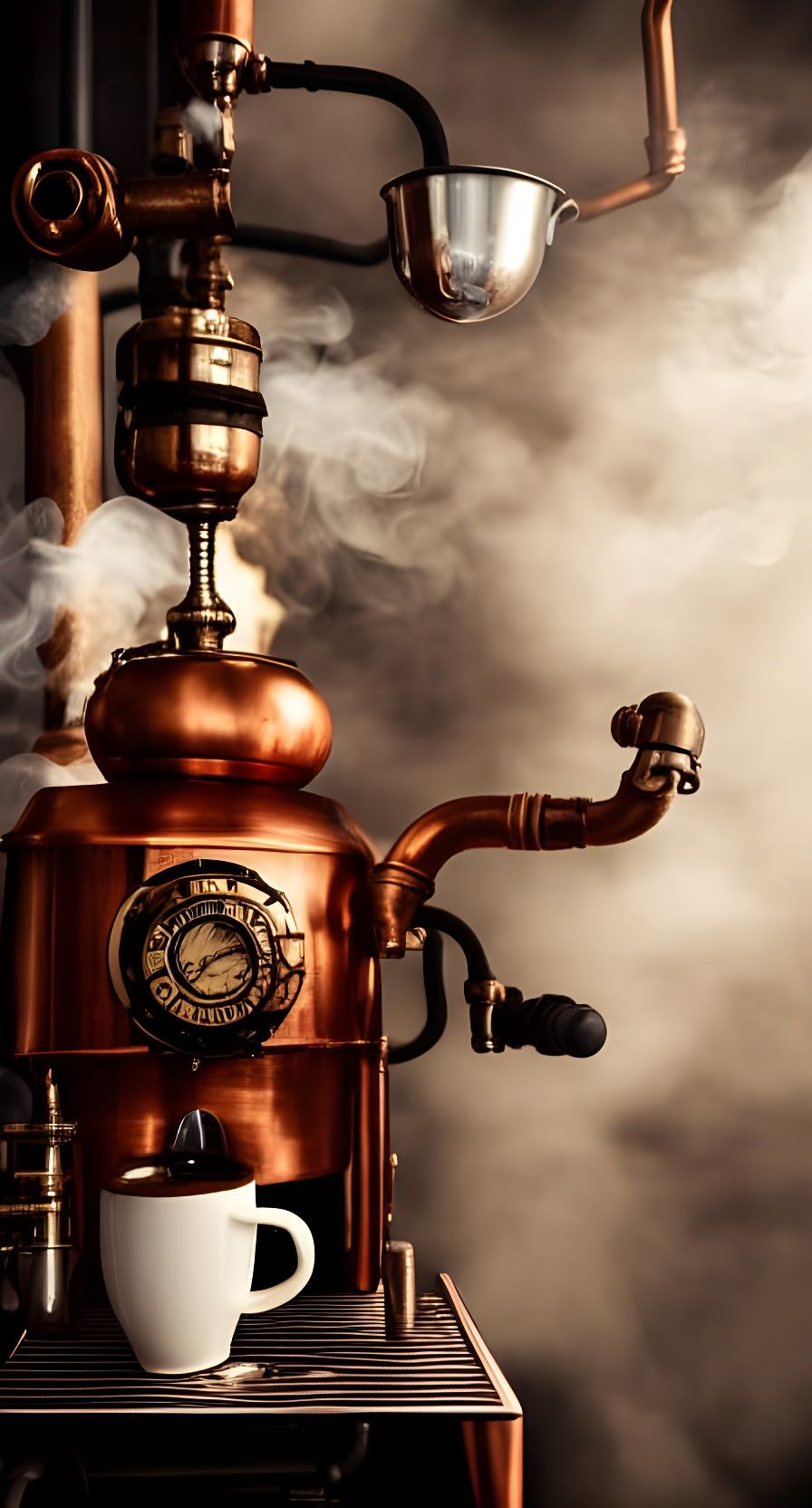 Steampunk coffee is the best!
