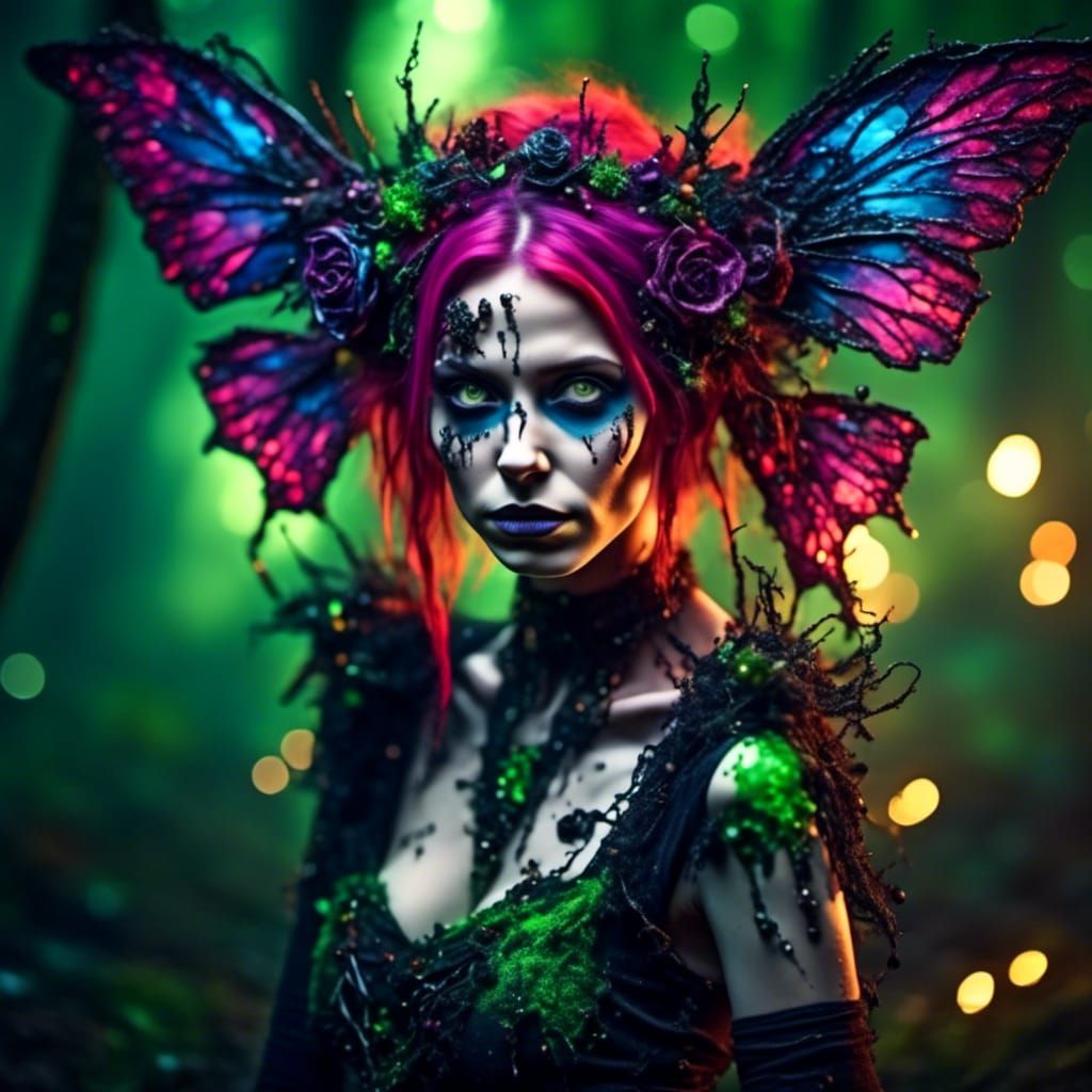 Toxic fairy - AI Generated Artwork - NightCafe Creator